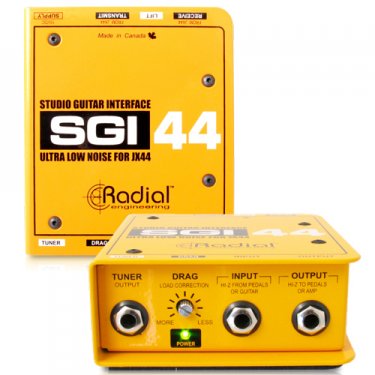 山西Radial,SGI 44,现场吉他远程传输DI直插盒,吉他信号扩展器,录音室吉他接口,吉他D