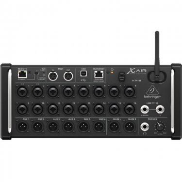 山西百灵达 Behringer XR18 18路机架式数字调音台 iPad调音台 数字机架式调音台 iPad数字调音台 平板调音台 内置WIFI 录音混音扩声混音台 可自动混音 多轨录音