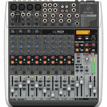 山西百灵达 Behringer QX1622USB 模拟调音台 USB声卡调音台 直播K歌调音台