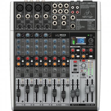 山西百灵达 Behringer X1204USB 模拟调音台 USB声卡调音台 直播K歌调音台