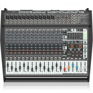 山西百灵达 Behringer PMP6000 有源调音台 带功放调音台 模拟调音台 带效果调音台 会议