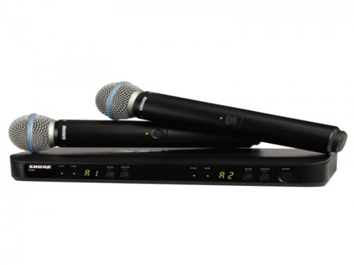山西Shure麦克风 舒尔麦克风 BLX288/B58 一拖二手持无线麦克风 