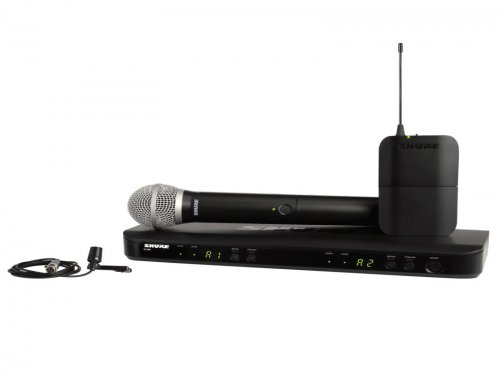 山西Shure 舒尔 BLX1288/CVL 无线麦克风  BLX1288/CVL 双通道无线领夹+手持话筒系统